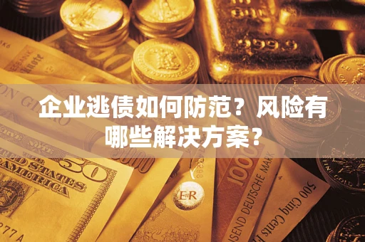 济南企业逃债如何防范？风险有哪些解决方案？