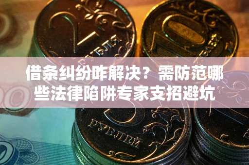 济南借条纠纷咋解决？需防范哪些法律陷阱专家支招避坑