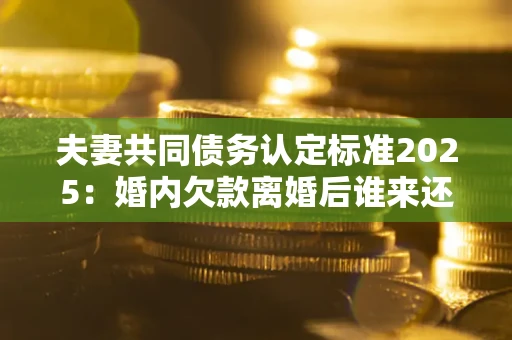 济南夫妻共同债务认定标准2025：婚内欠款离婚后谁来还？