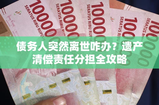 济南债务人突然离世咋办？遗产清偿责任分担全攻略