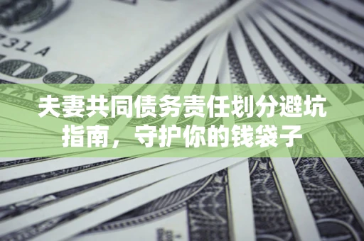 济南夫妻共同债务责任划分避坑指南，守护你的钱袋子