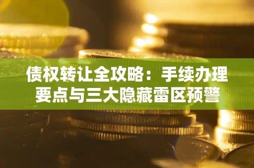 济南债权转让全攻略：手续办理要点与三大隐藏雷区预警