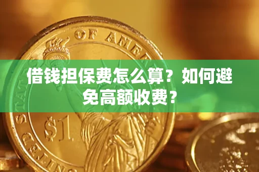 济南借钱担保费怎么算？如何避免高额收费？