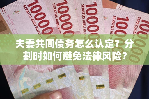济南夫妻共同债务怎么认定？分割时如何避免法律风险？
